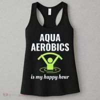 Water Aerobics Aquatic Fitness Aqua Exercise Workout Funny Women's Tank Top thumb 3
