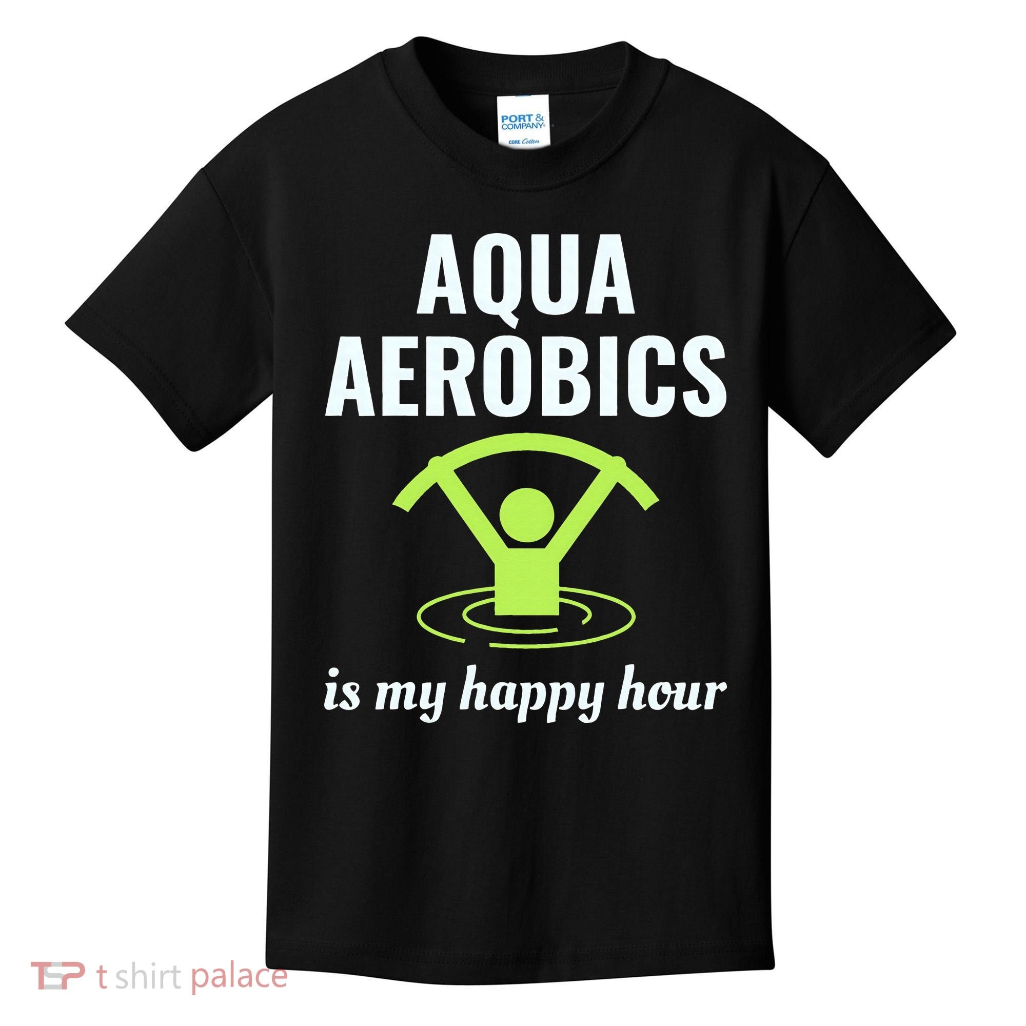 Water Aerobics Aquatic Fitness Aqua Exercise Workout Funny Kids T-Shirt