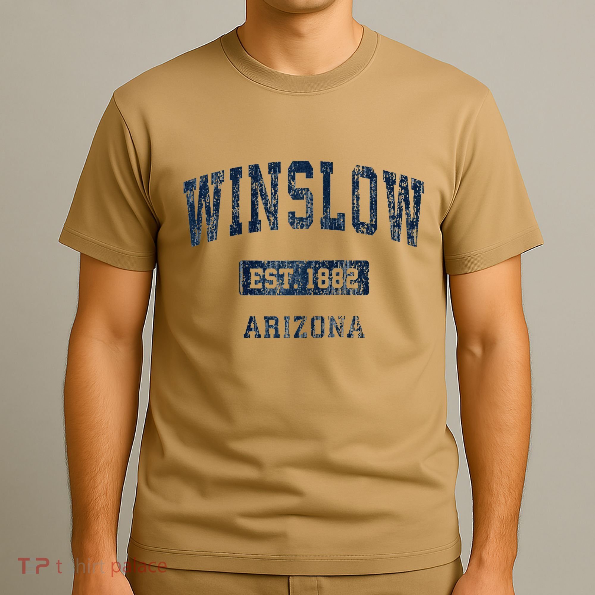 Winslow Arizona Az Vintage Established Raglan T-Shirt