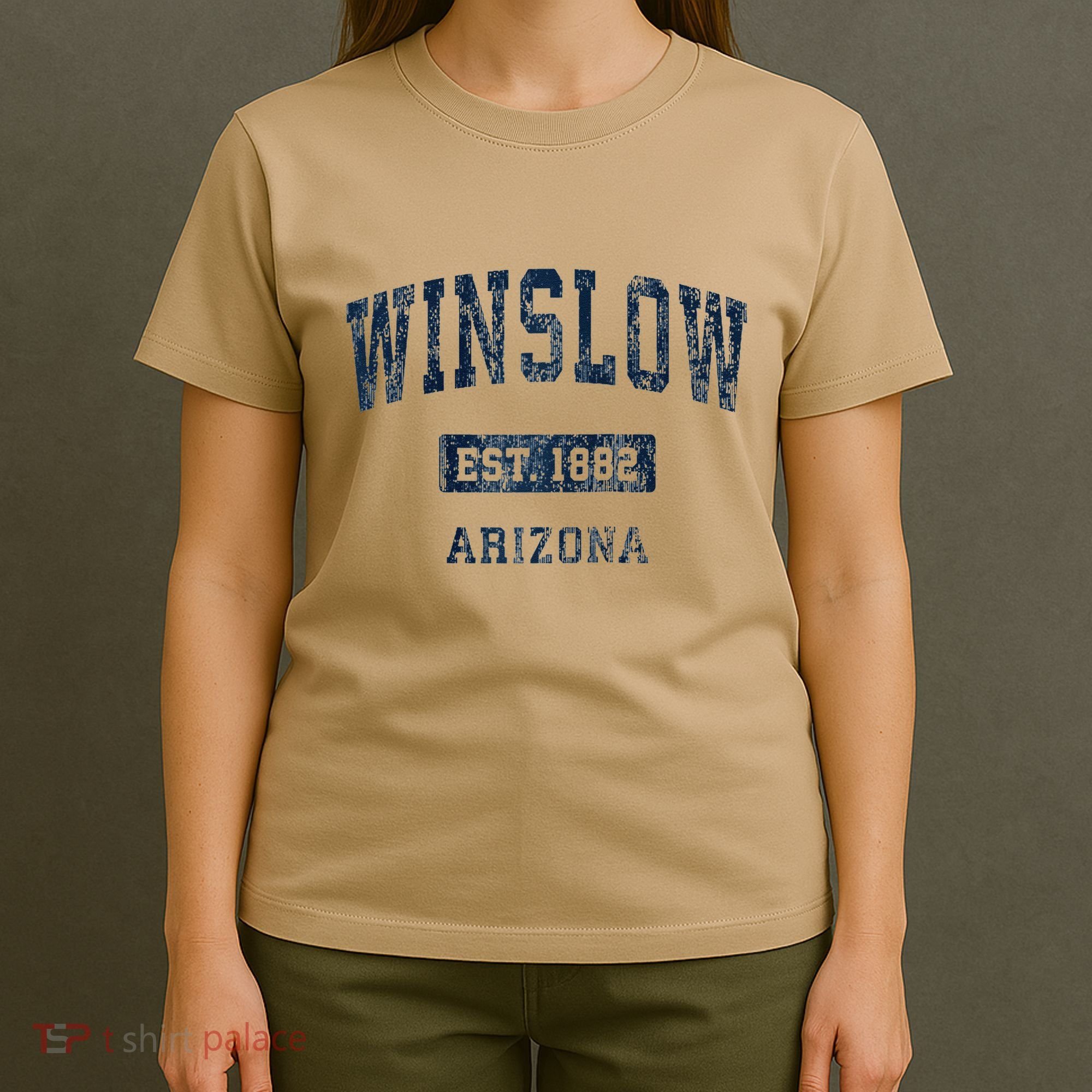 Winslow Arizona Az Vintage Established Raglan T-Shirt