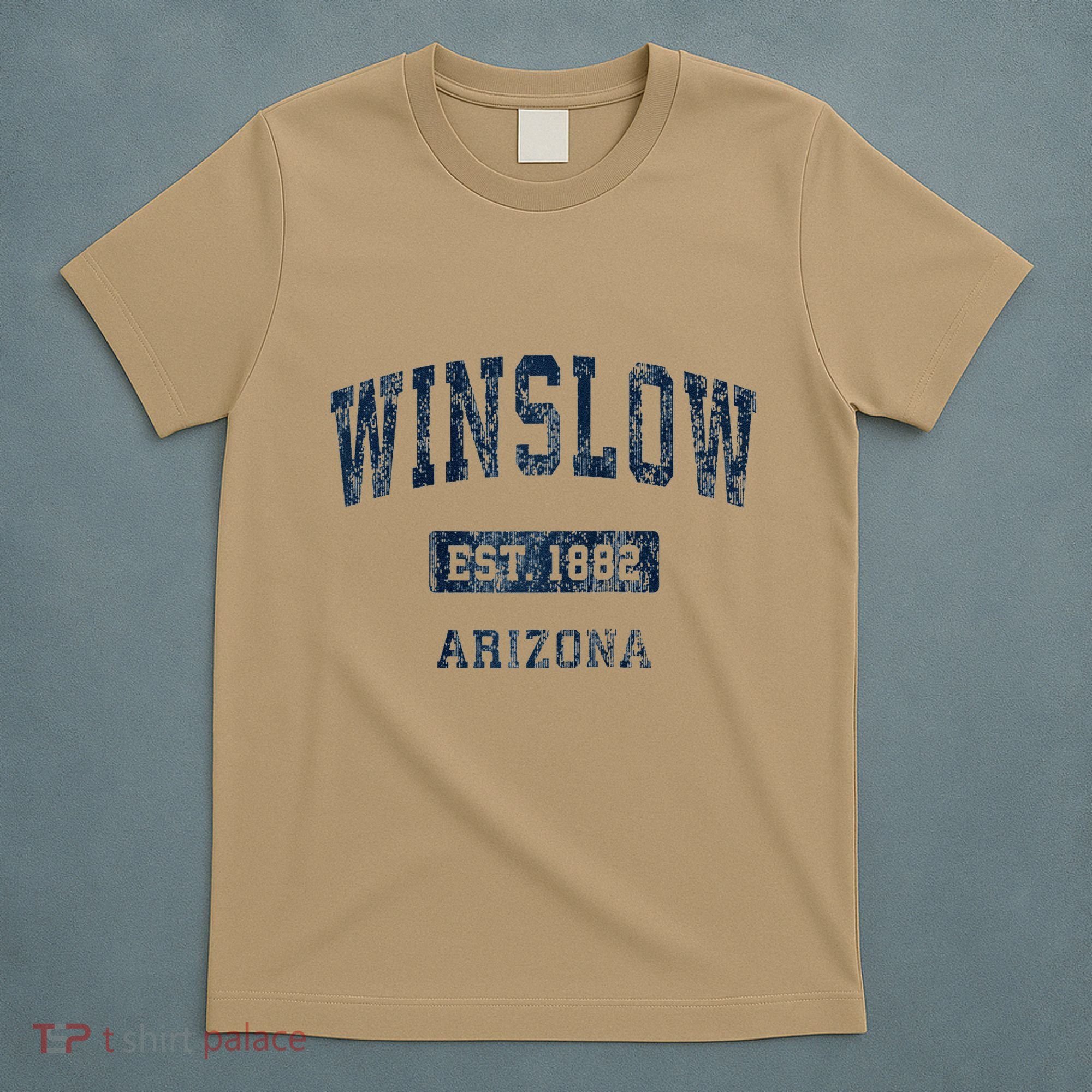 Winslow Arizona Az Vintage Established Raglan T-Shirt