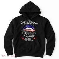 Womens All American Trump Girl Hoodie thumb 0