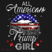 Womens All American Trump Girl Mousepad thumb 1