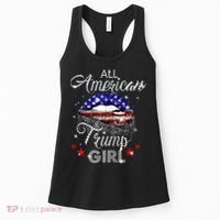 Womens All American Trump Girl Women's Tank Top thumb 0