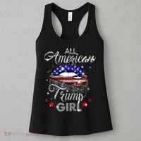 Womens All American Trump Girl Women's Tank Top thumb 3