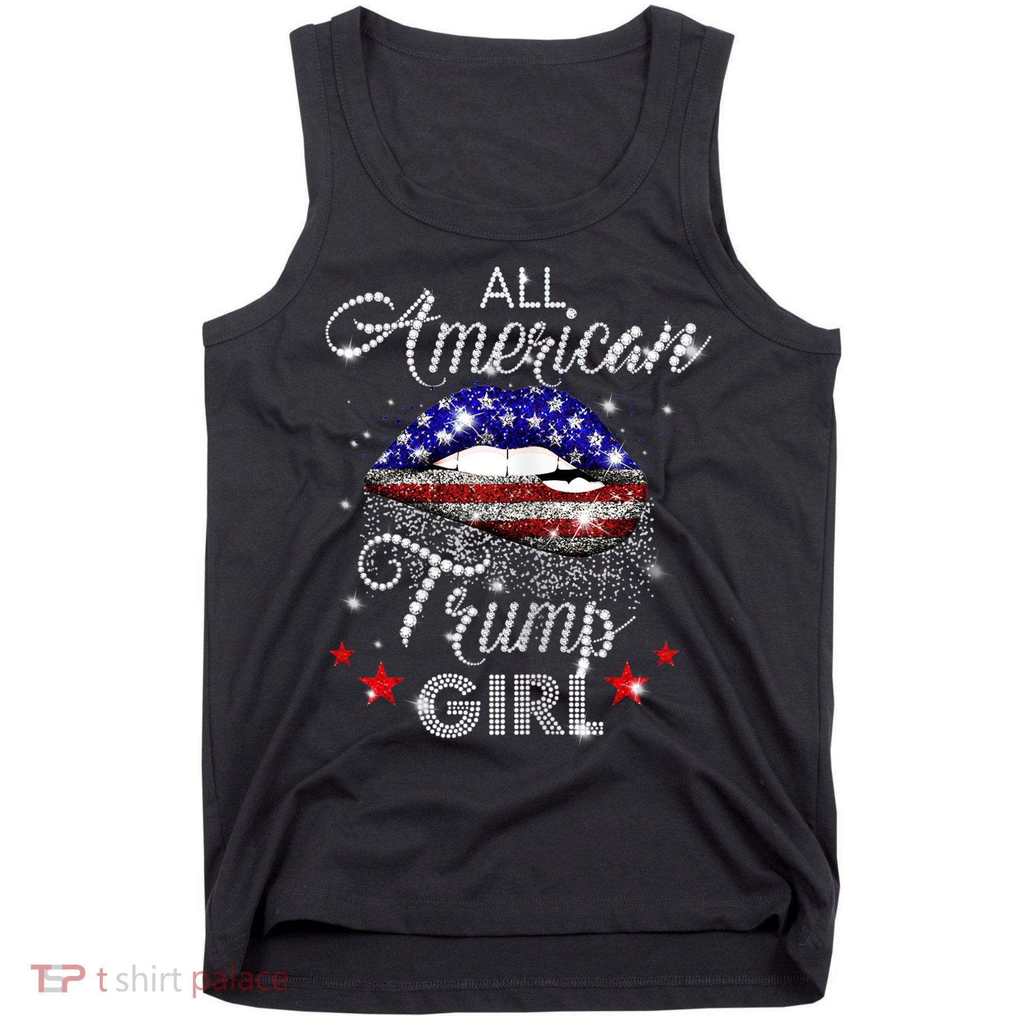 Womens All American Trump Girl Tank Top
