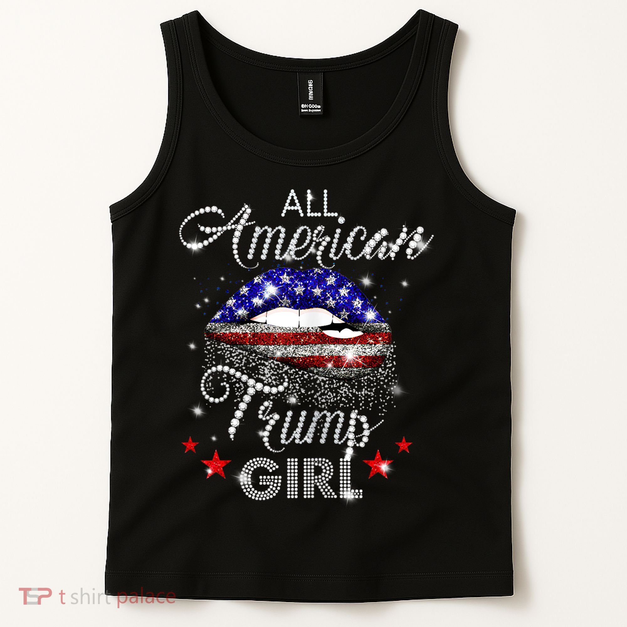 Womens All American Trump Girl Tank Top