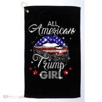 Womens All American Trump Girl Golf Towel thumb 0