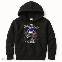 Womens All American Trump Girl Kids Hoodie thumb 0