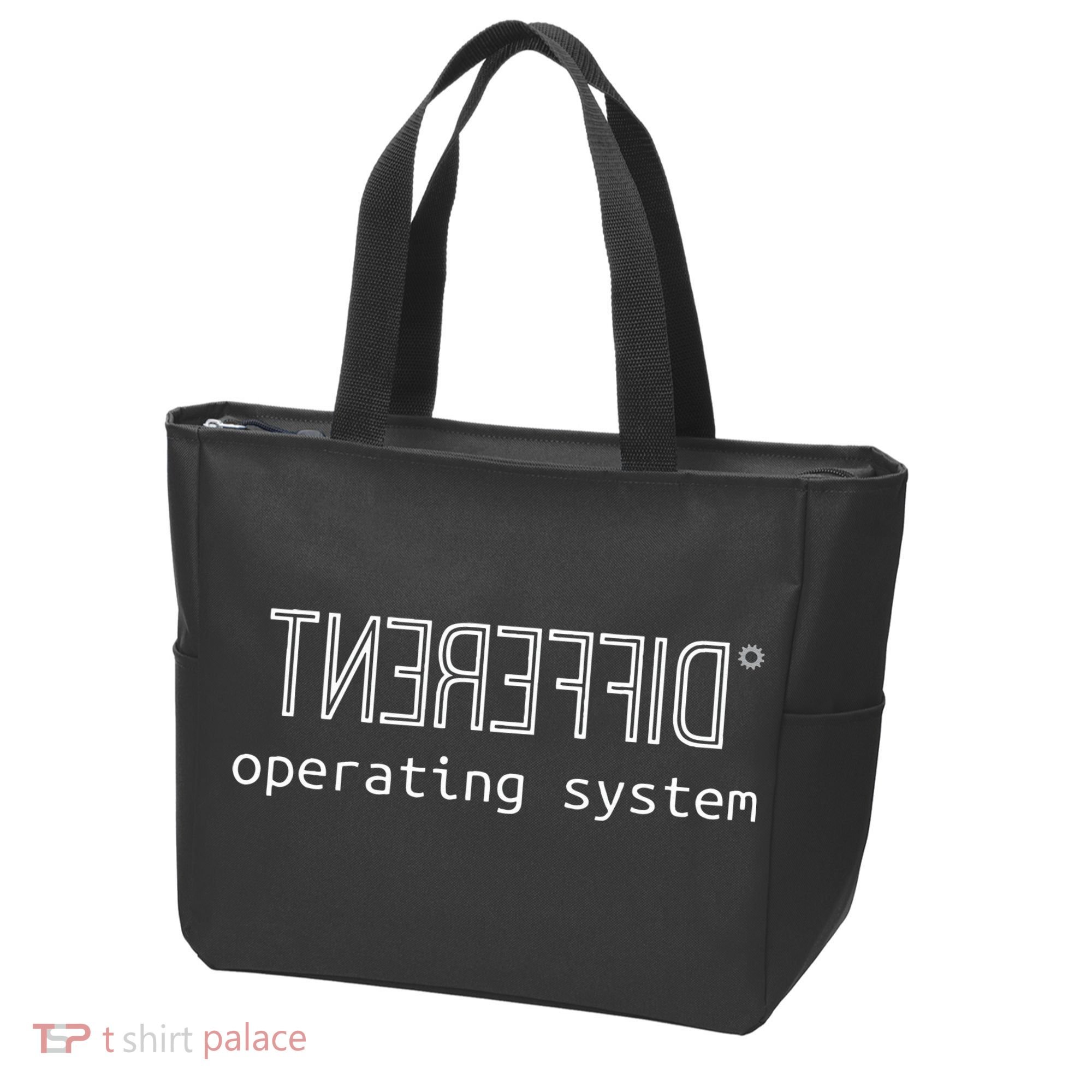 Witty Autism Awareness Computing Different Operating Tote Bag