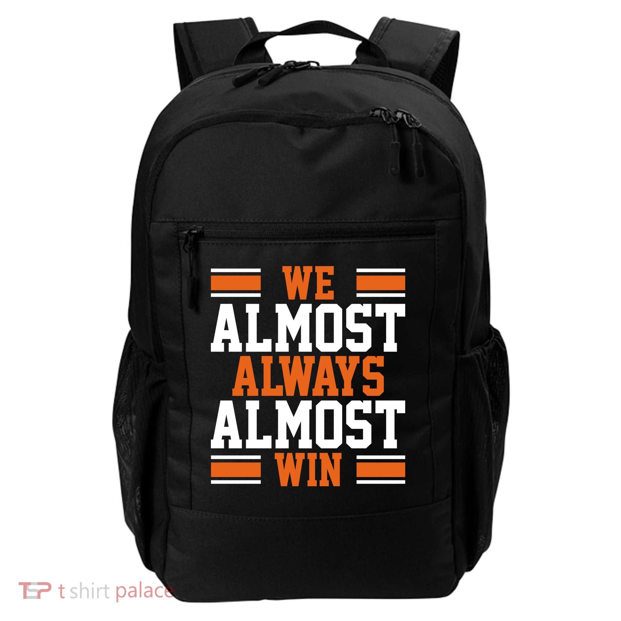 We Almost Always Win Cleveland Football Funny Backpack