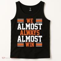 We Almost Always Win Cleveland Football Funny Tank Top thumb 2