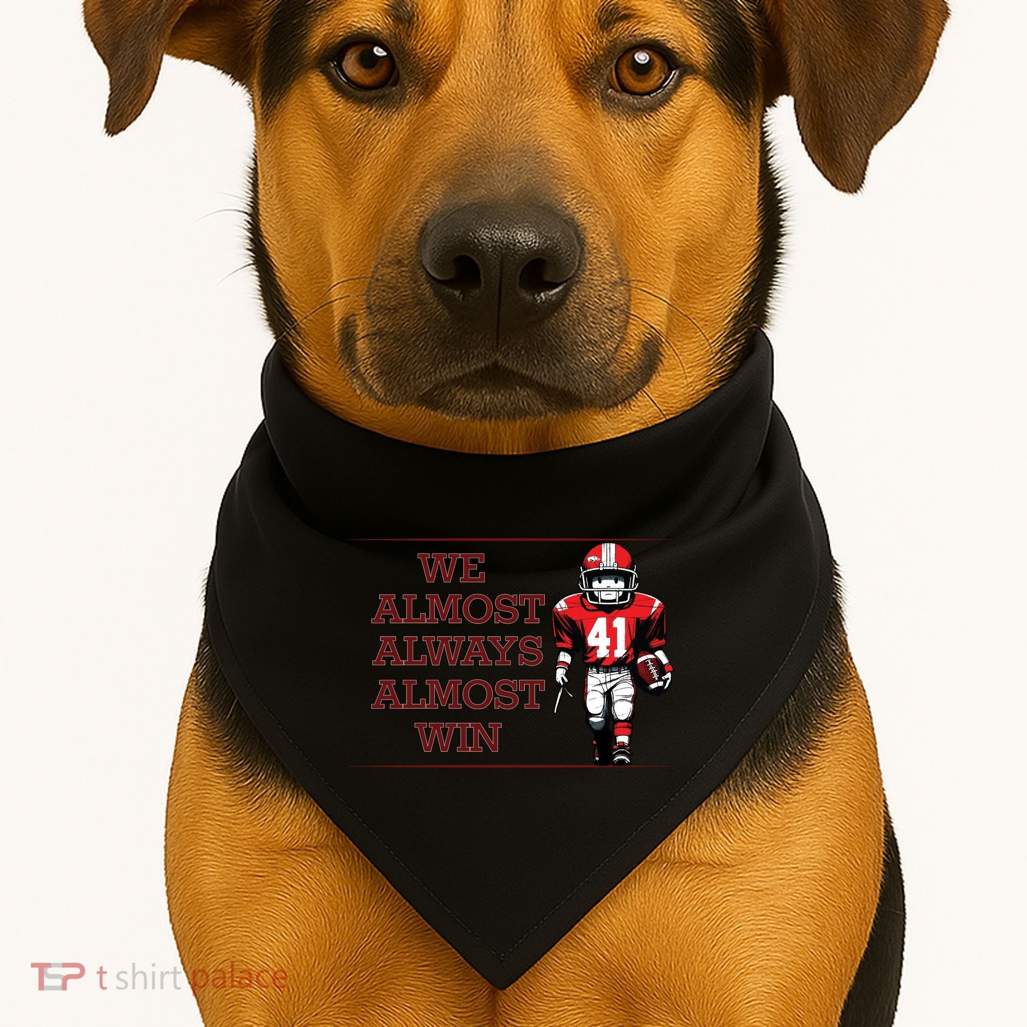 We Almost Always Almost Win Arkansas USA-Made Doggie Bandana