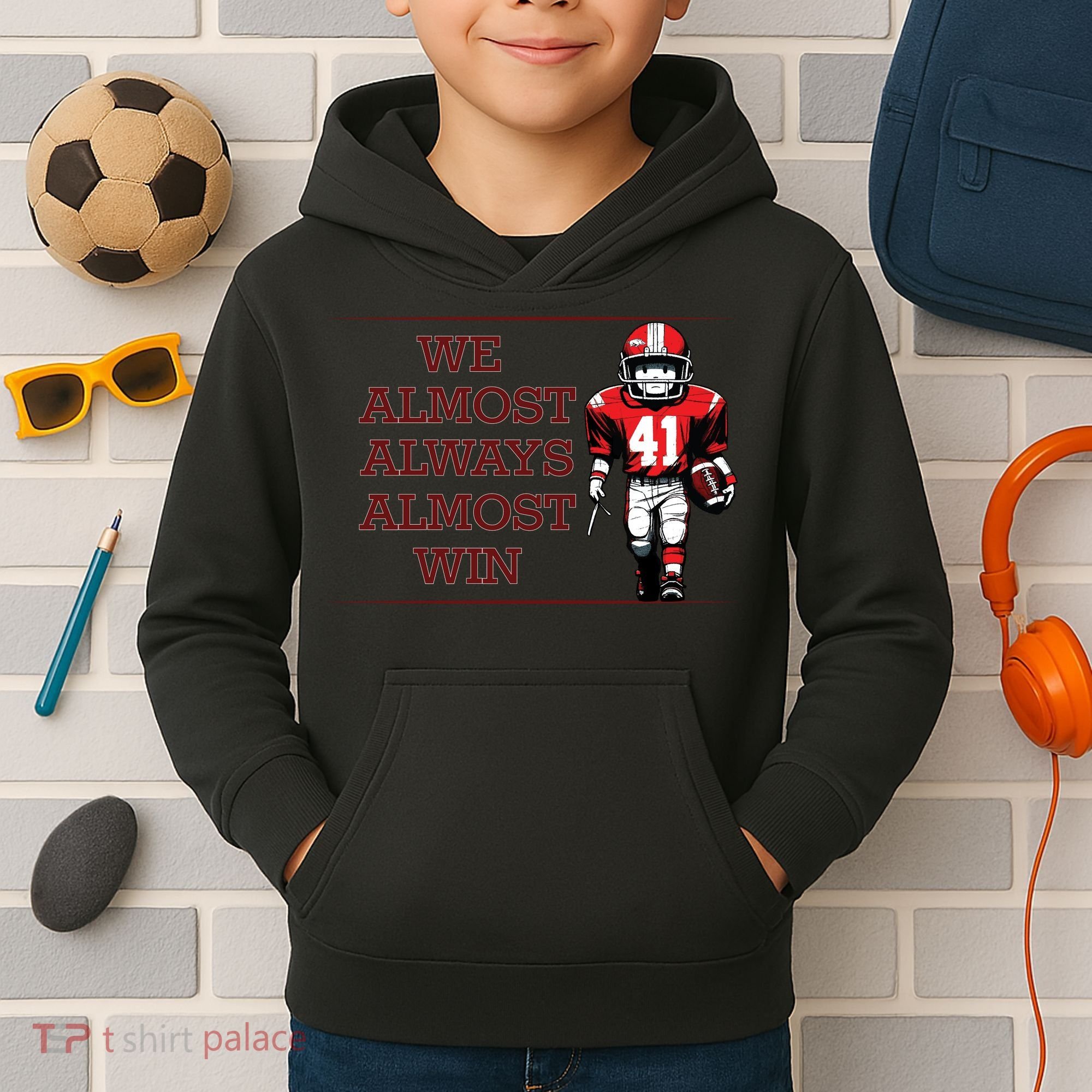 We Almost Always Almost Win Arkansas Kids Hoodie