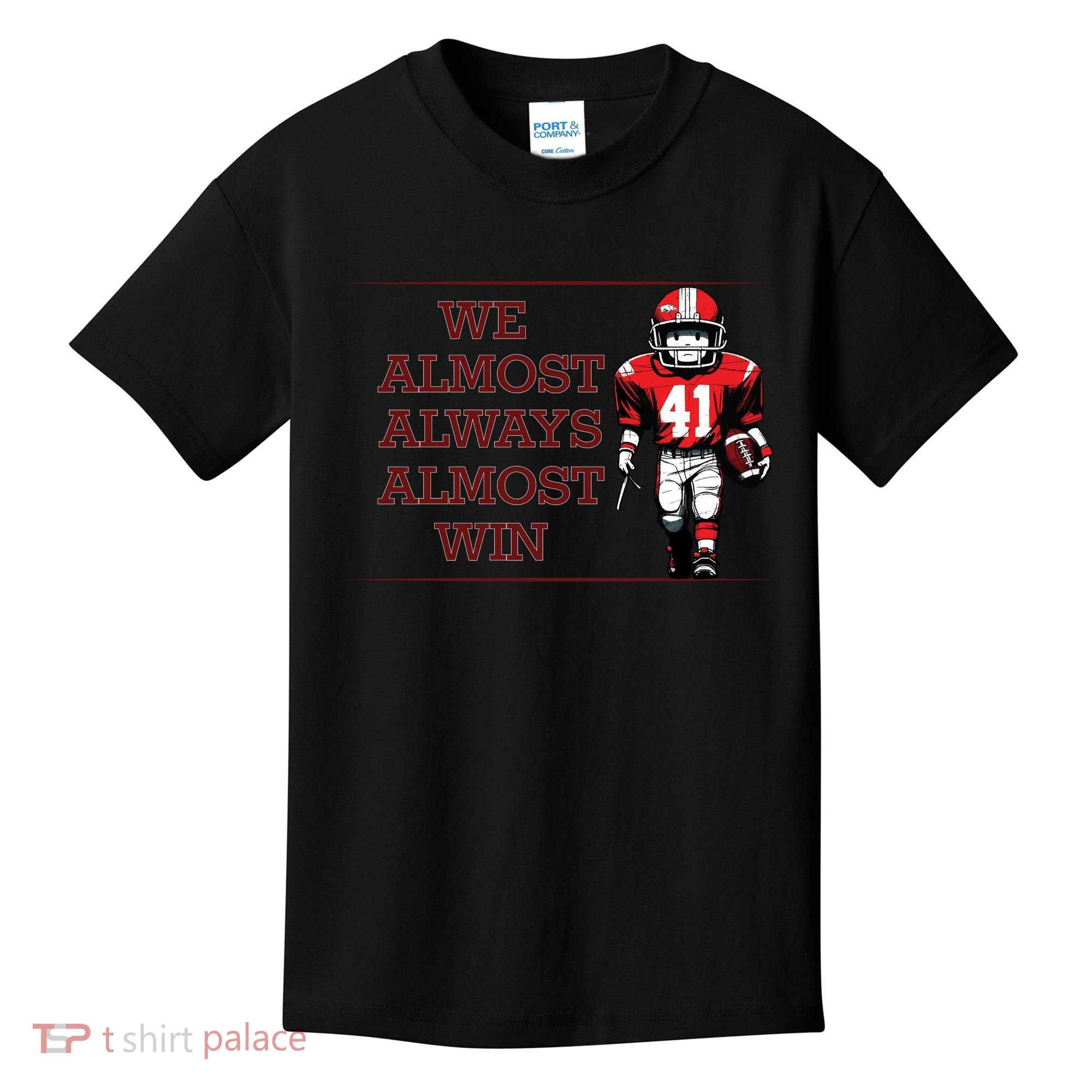 We Almost Always Almost Win Arkansas Kids T-Shirt