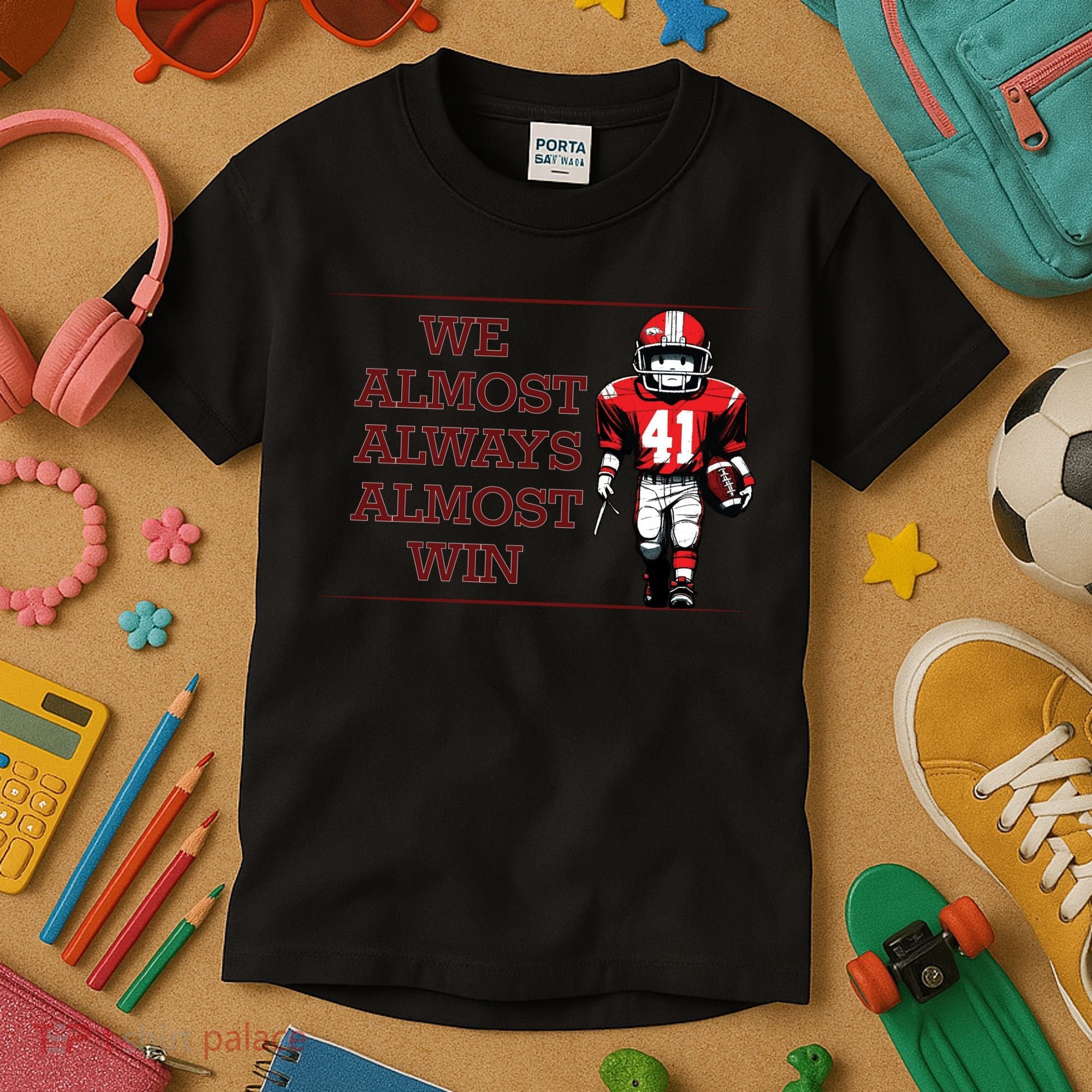 We Almost Always Almost Win Arkansas Kids T-Shirt