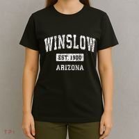 Winslow Arizona Az Vintage Sports Established T-Shirt thumb 4
