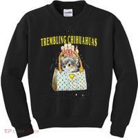 We Are All Trembling Chihuahua In GodS Handbag Kids Sweatshirt thumb 0
