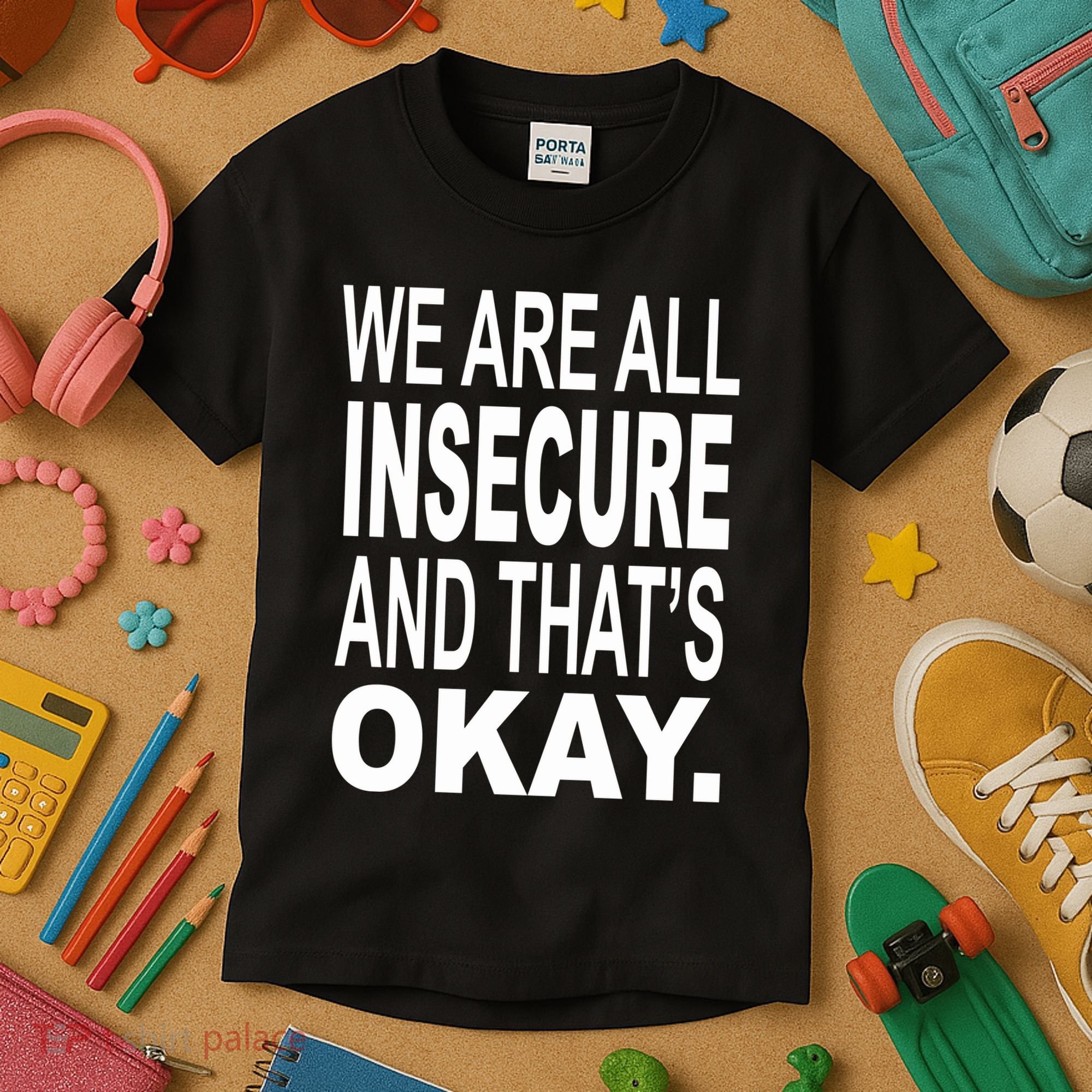 We Are All Insecure And ThatS Okay Kids T-Shirt