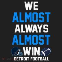 We Almost Always Almost Win Sports Football Funny Lions Hat thumb 2