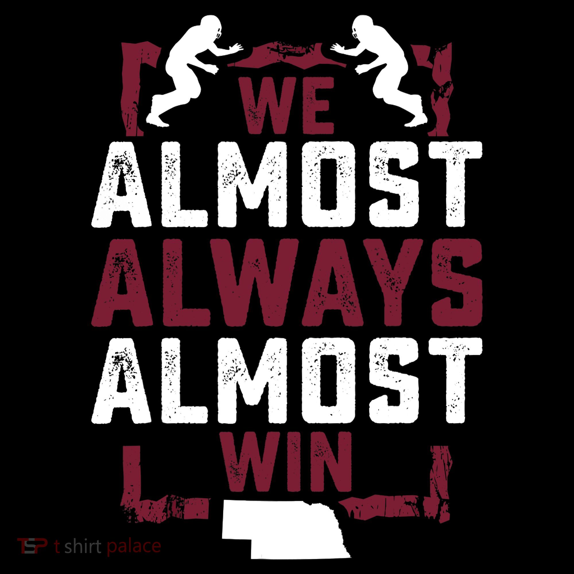We Almost Always Almost Win Funny Nebraska Football Fans Coffee Mug