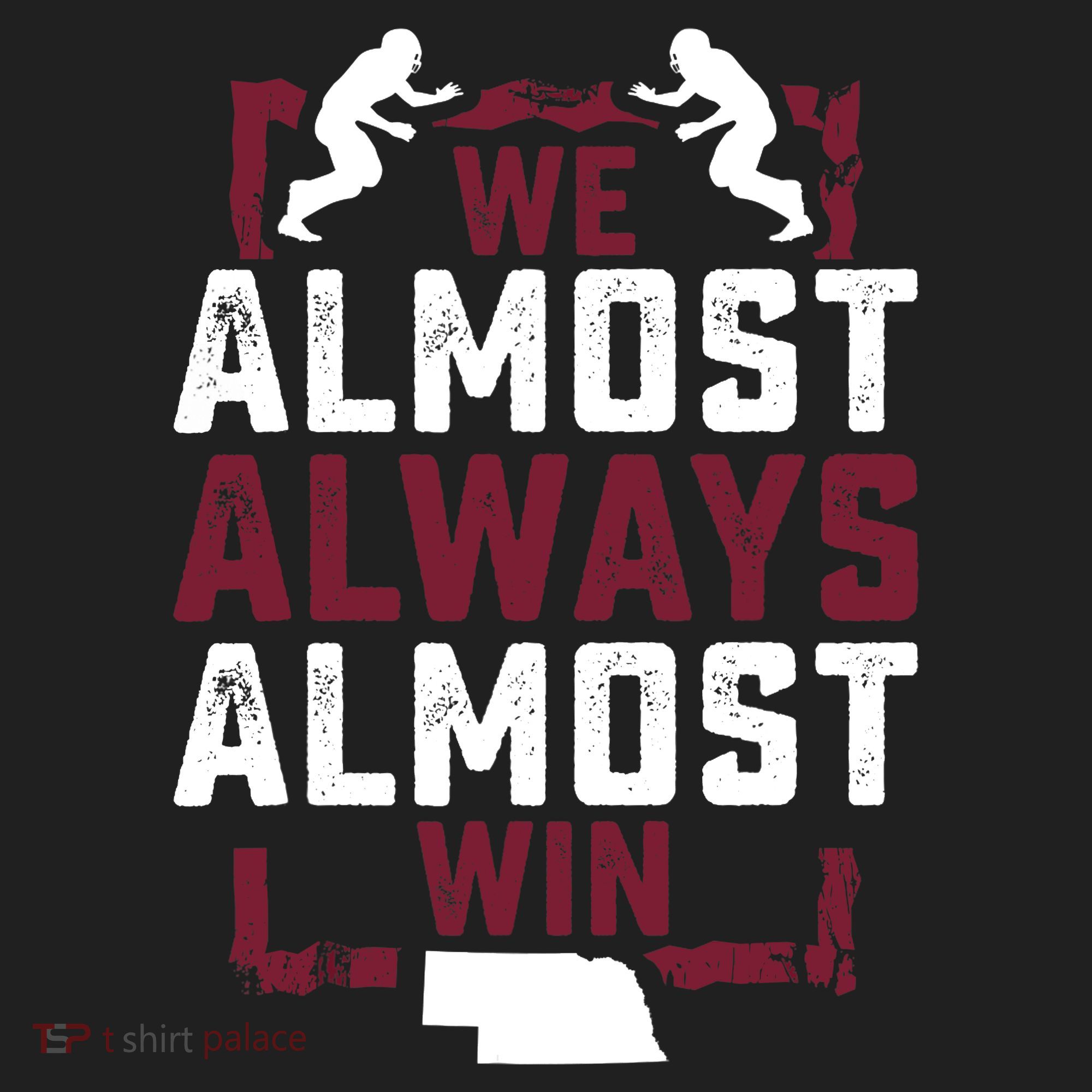 We Almost Always Almost Win Funny Nebraska Football Fans Beanie
