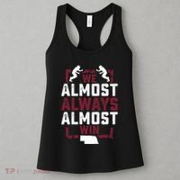 We Almost Always Almost Win Funny Nebraska Football Fans Women's Tank Top thumb 3