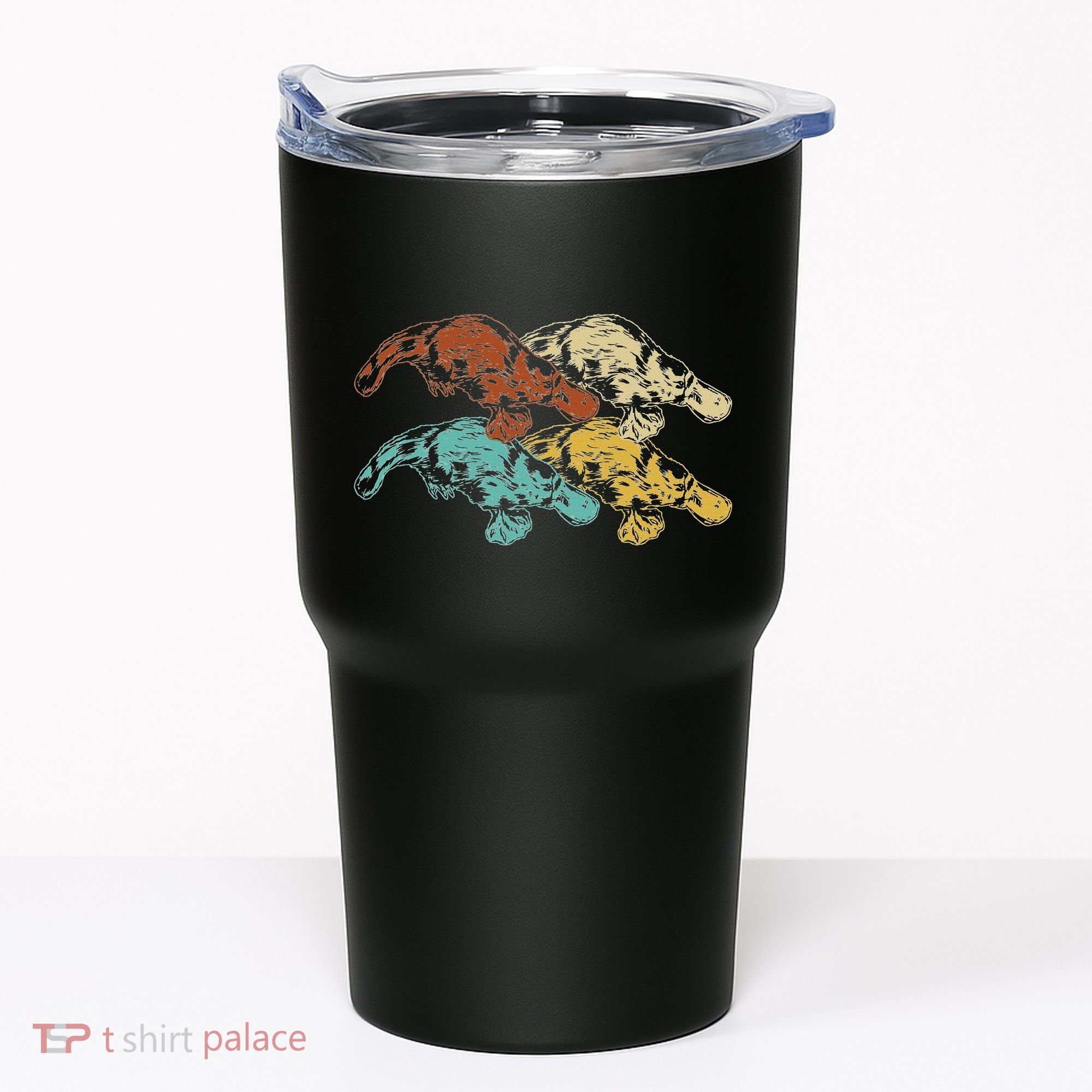 Wildlife Animal Australia Retro Platypus Tumbler