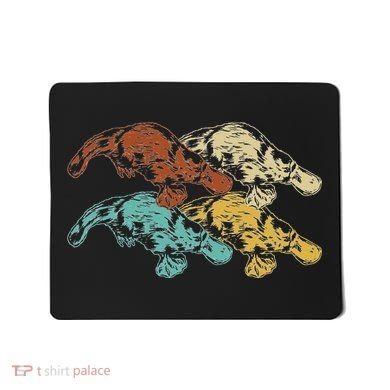 Wildlife Animal Australia Retro Platypus Mousepad