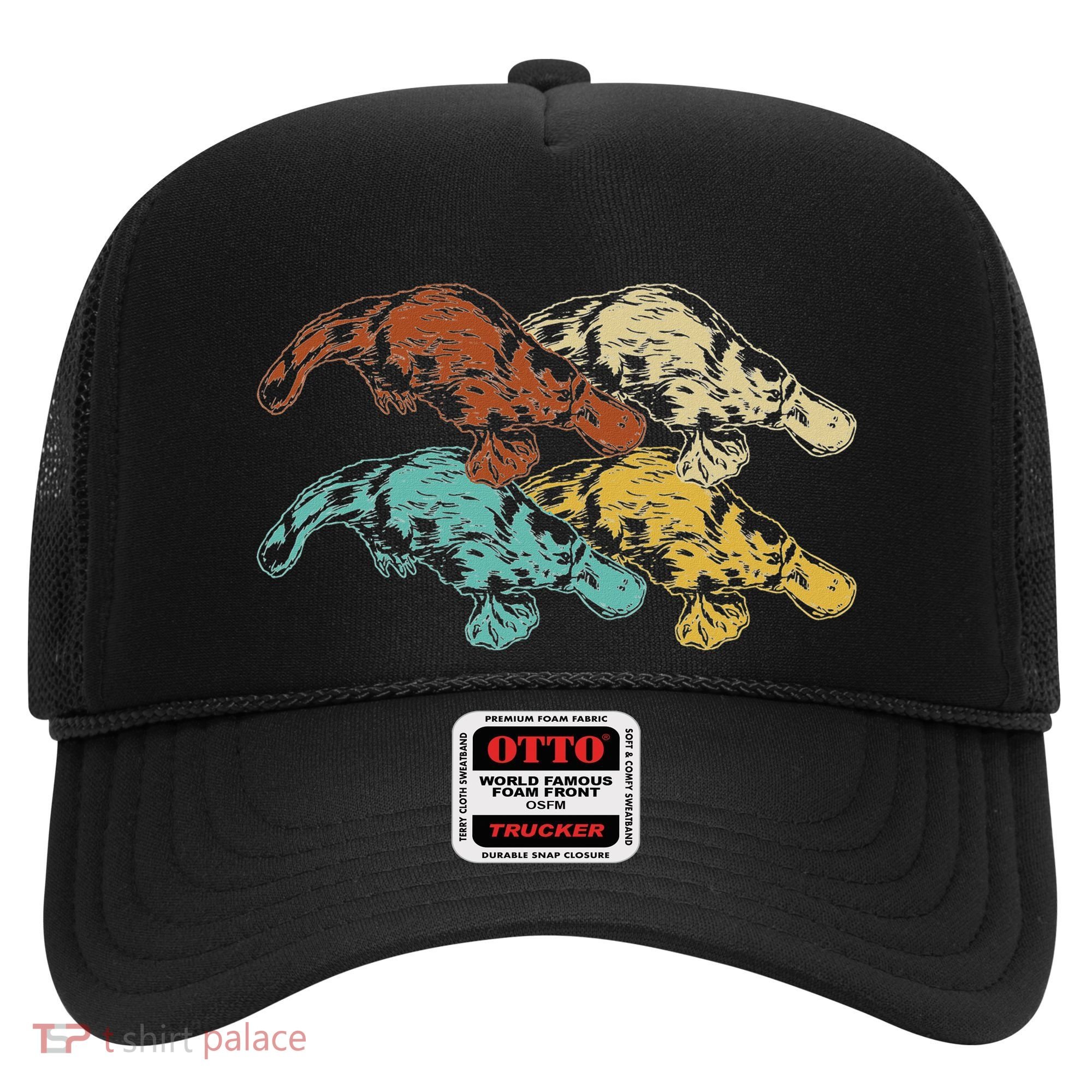 Wildlife Animal Australia Retro Platypus Hat
