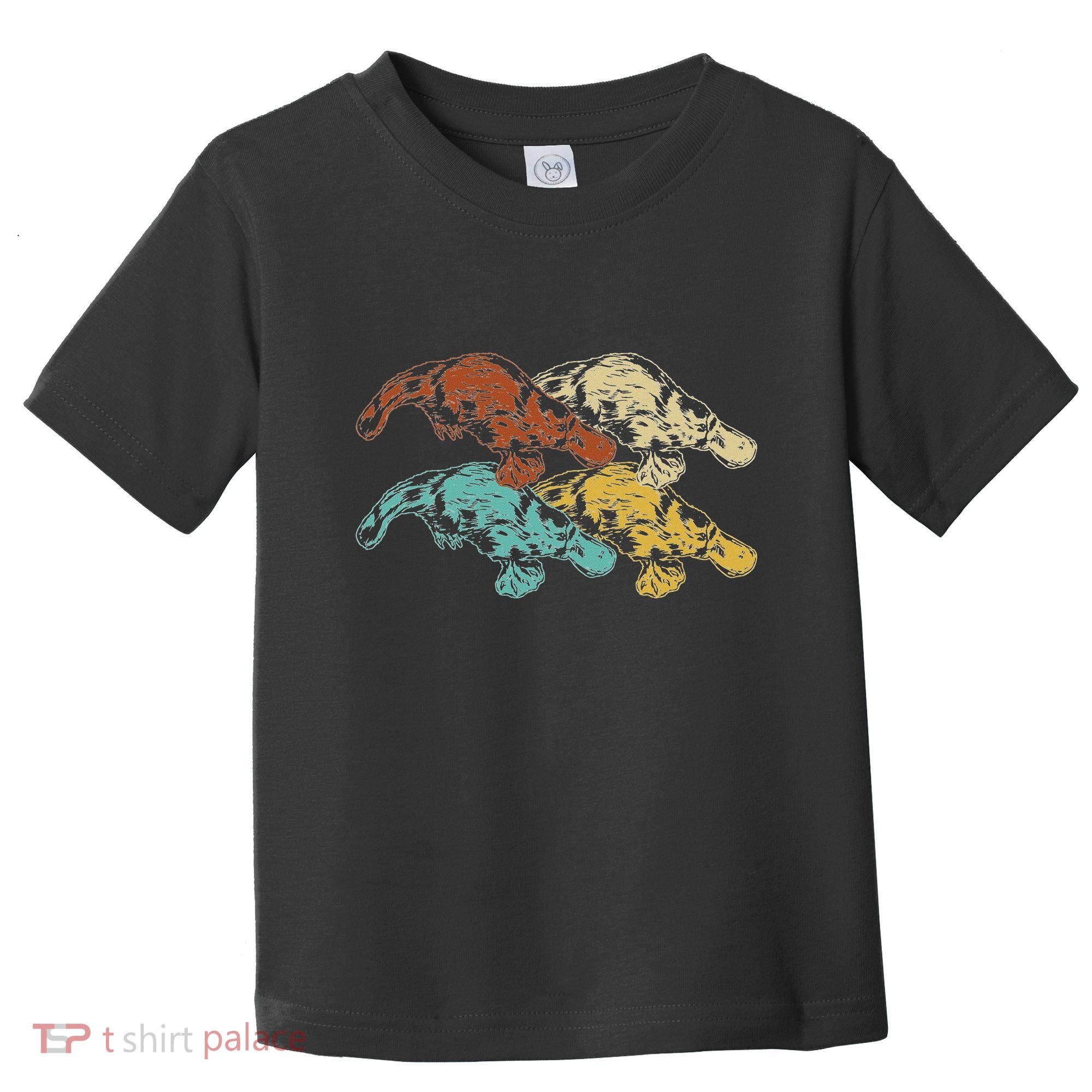 Wildlife Animal Australia Retro Platypus Toddler T-Shirt