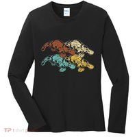 Wildlife Animal Australia Retro Platypus Women's Long Sleeve Shirt thumb 0