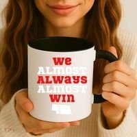 We Almost Always Almost Win Funny Nebraska Football Fans Coffee Mug thumb 3