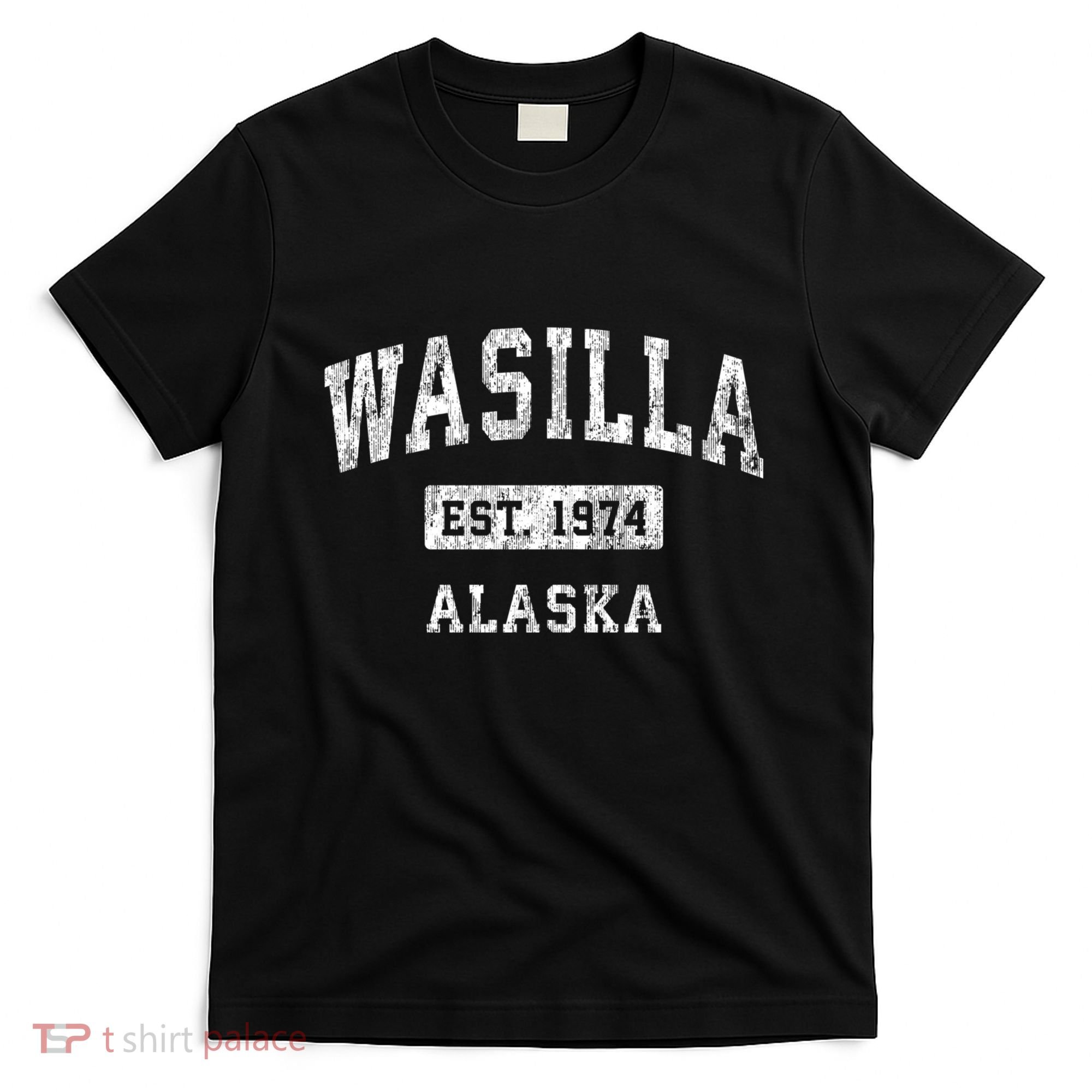 Wasilla Alaska Ak Vintage Established Sports T-Shirt