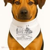 Winslow Arizona AZ US 66 Take It Easy Est. 1926 Mother Road USA-Made Doggie Bandana thumb 1