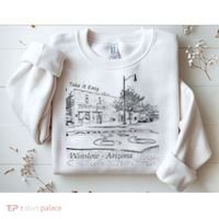 Winslow Arizona AZ US 66 Take It Easy Est. 1926 Mother Road Sweatshirt thumb 2