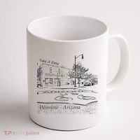 Winslow Arizona AZ US 66 Take It Easy Est. 1926 Mother Road Coffee Mug thumb 1