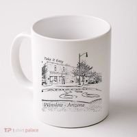 Winslow Arizona AZ US 66 Take It Easy Est. 1926 Mother Road Coffee Mug thumb 0
