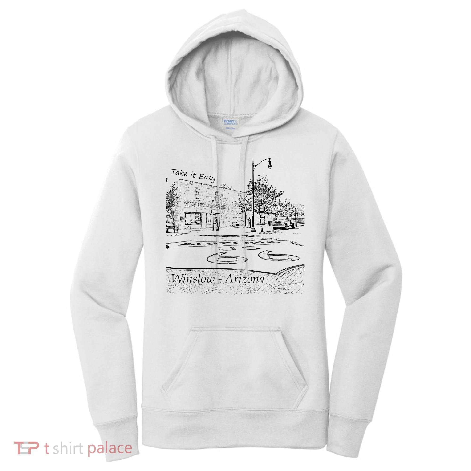Winslow Arizona AZ US 66 Take It Easy Est. 1926 Mother Road Women's Hoodie