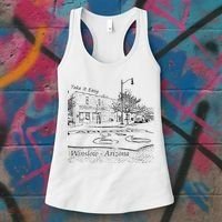 Winslow Arizona AZ US 66 Take It Easy Est. 1926 Mother Road Women's Tank Top thumb 3