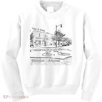 Winslow Arizona AZ US 66 Take It Easy Est. 1926 Mother Road Kids Sweatshirt thumb 0