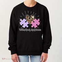 Wild About Acceptance Autism Awareness Puzzle Heart Women's Sweatshirt thumb 0