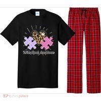 Wild About Acceptance Autism Awareness Puzzle Heart Pajama Set thumb 0