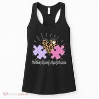 Wild About Acceptance Autism Awareness Puzzle Heart Women's Tank Top thumb 0