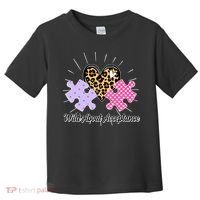 Wild About Acceptance Autism Awareness Puzzle Heart Toddler T-Shirt thumb 0