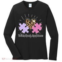 Wild About Acceptance Autism Awareness Puzzle Heart Women's Long Sleeve Shirt thumb 0