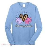 Wild About Acceptance Autism Awareness Puzzle Heart Long Sleeve Shirt thumb 0