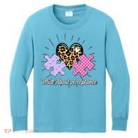 Wild About Acceptance Autism Awareness Puzzle Heart Kids Long Sleeve Shirt thumb 0