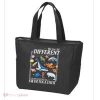 We Are All Different Swim Together Teacher Students Classmates Tote Bag thumb 3