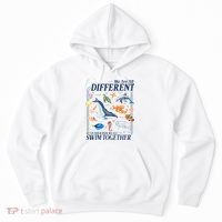 We Are All Different Swim Together Teacher Students Classmates Hoodie thumb 0